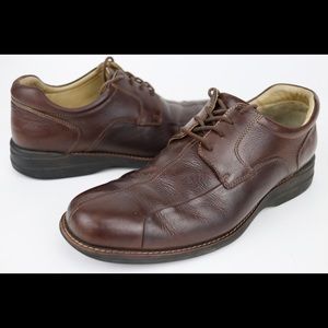 Johnston & Murphy Brown Leather Bicycle Toe Oxford